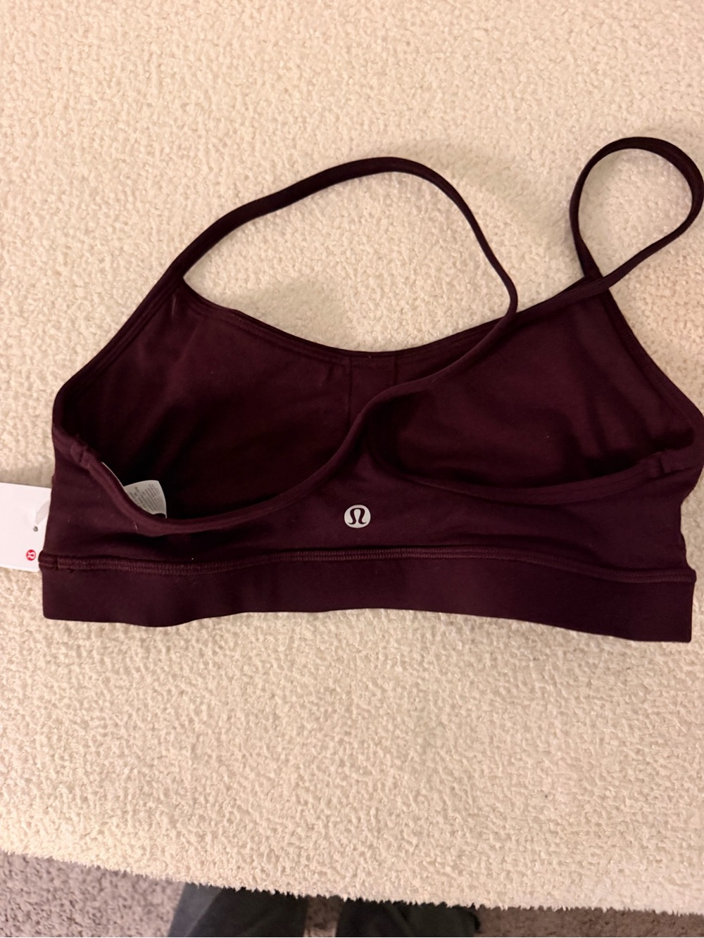 lululemon athletica Strappy Sports Bra in Deep Plum